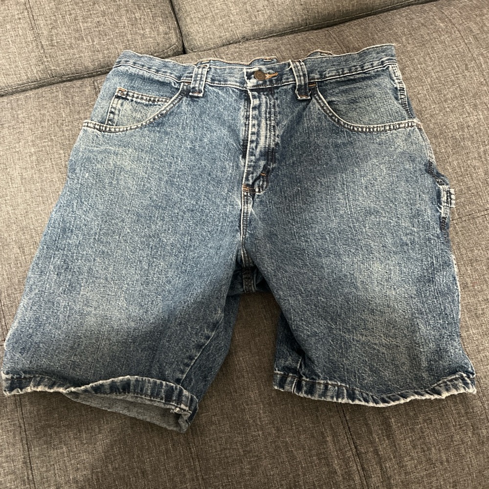 Classic Blue Denim Men's Shorts